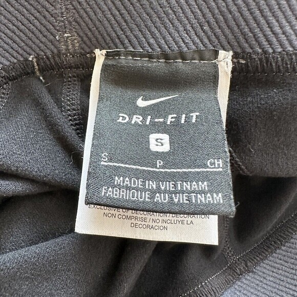 Nike Pro Training Workout Tights Womens Size Small Black Athletic Swoosh 932078 - Picture 12 of 15